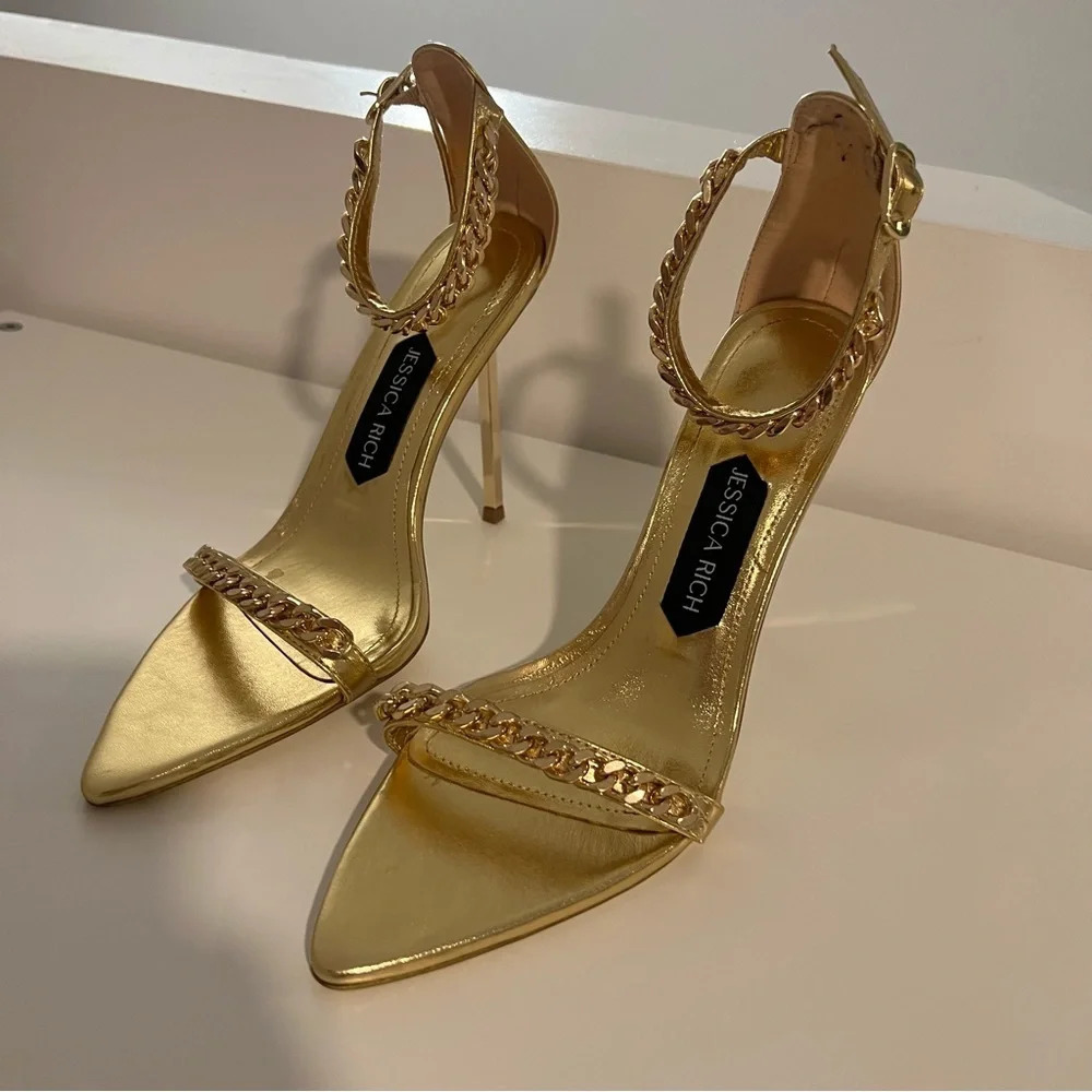 Jessica Rich Monaco Sandals Gold  size 37